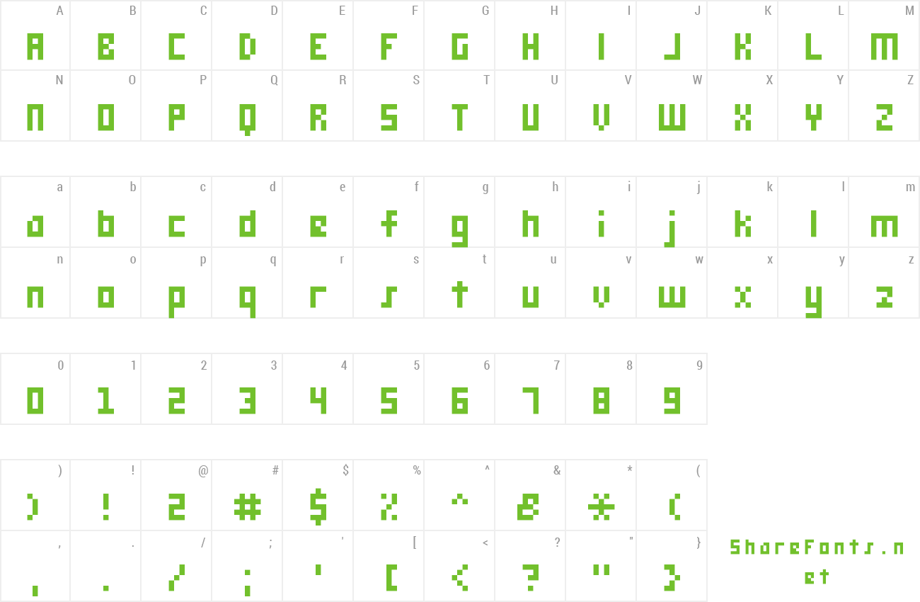 Font monooge 05_55 preview